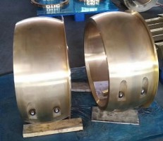 Copper bearing pedestal